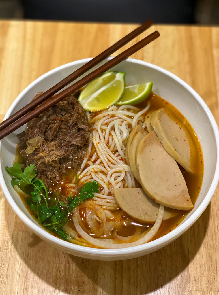 Bún Bò Huế - Spicy Vietnamese Beef Noodle Soup